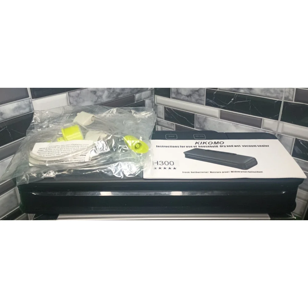 Kikomo Vacuum Sealer Machine Food Saver New Dry Moist Foods Strong Suction W Box